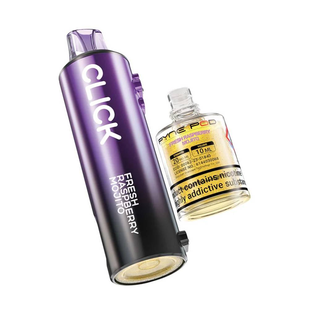 Pyne Pod Click 10k Pods Pack of 5 Fresh Raspberry Mojito