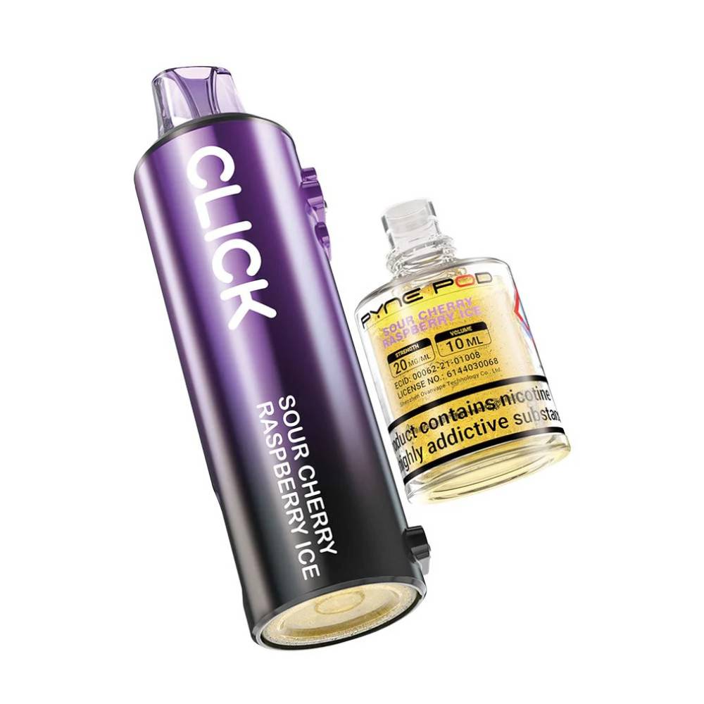 Pyne Pod Click 10k Pods Pack of 5 Sour Cherry Raspberry Ice