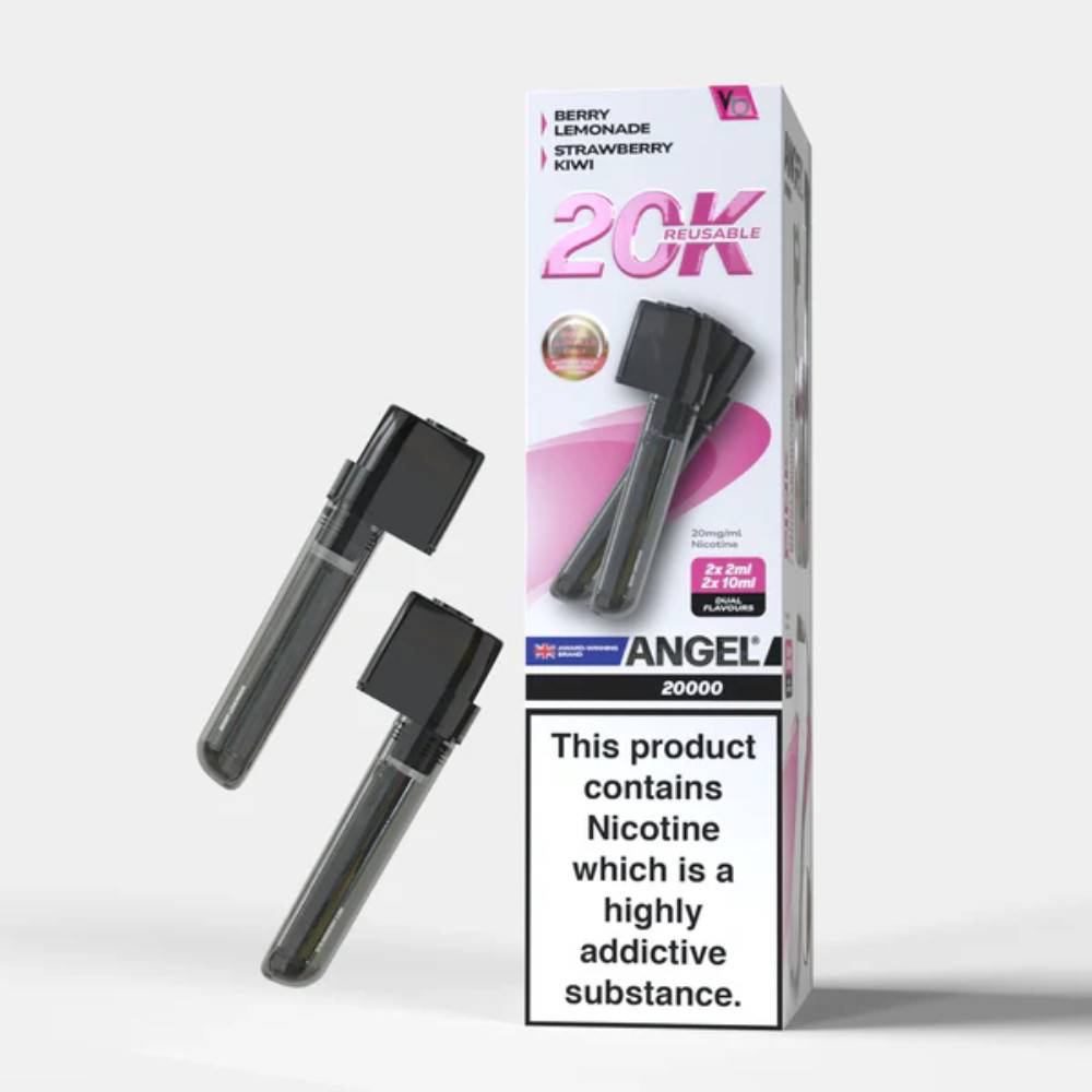 Vapes Bars Angel 20k Pods Pack of 10 Pink Edition