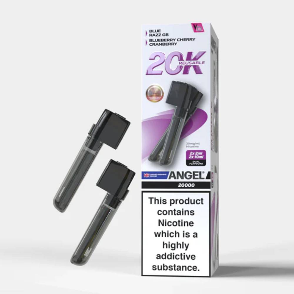 Vapes Bars Angel 20k Pods Pack of 10 Purple Edition