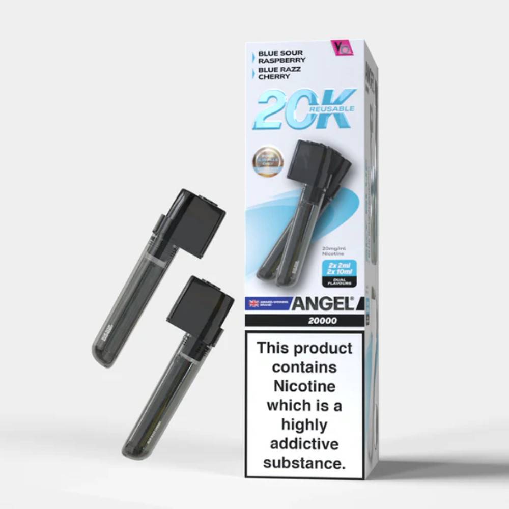 Vapes Bars Angel 20k Pods Pack of 10 Sky Blue Edition