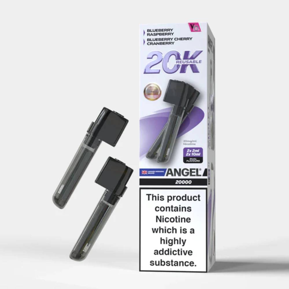 Vapes Bars Angel 20k Pods Pack of 10 Violet Edition