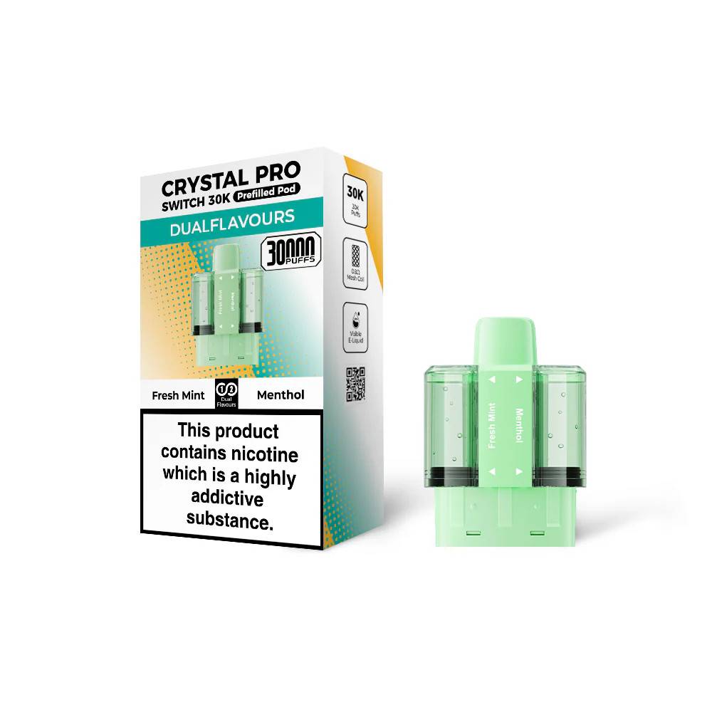 Crystal Pro Switch 30k Pods Pack of 5 Fresh Mint / Menthol