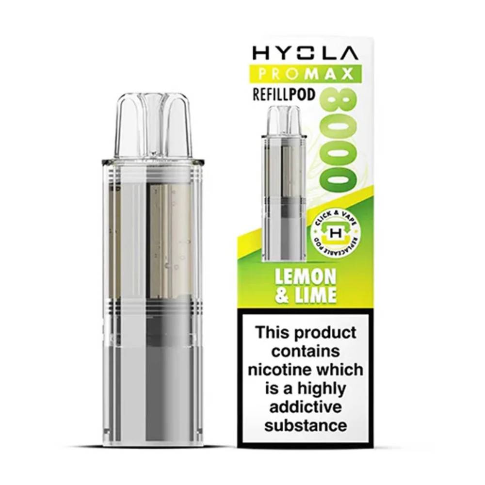 Hyola Pro Max 8000 Pods Pack of 5 Lemon & Lime