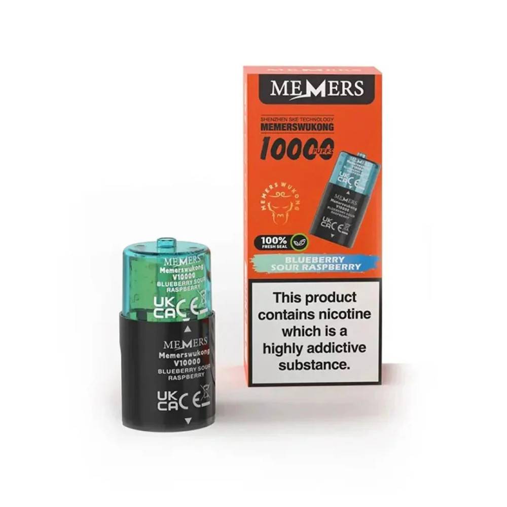 Ske Memers V10000 Pods Pack of 5 Blueberry Sour Raspberry
