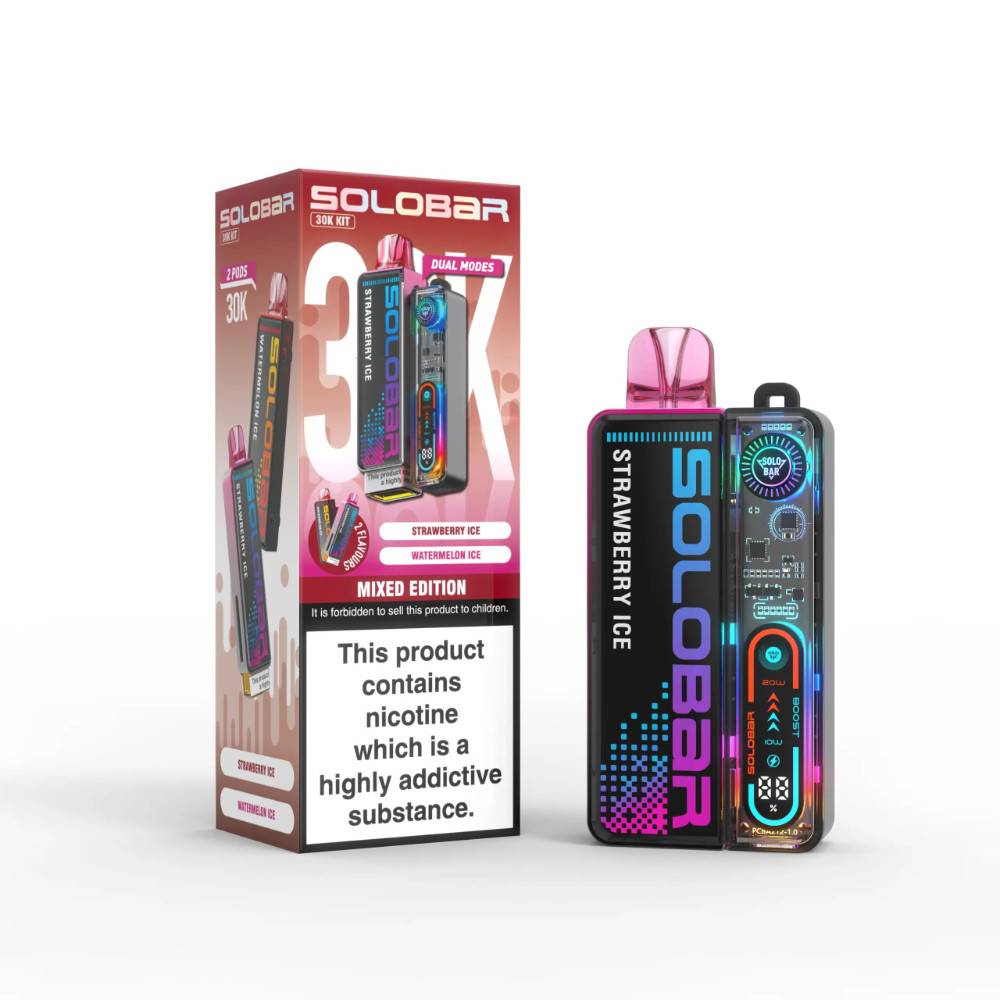 Solobar Boost 30k Vape Kit Box of 5 Mixed Edition