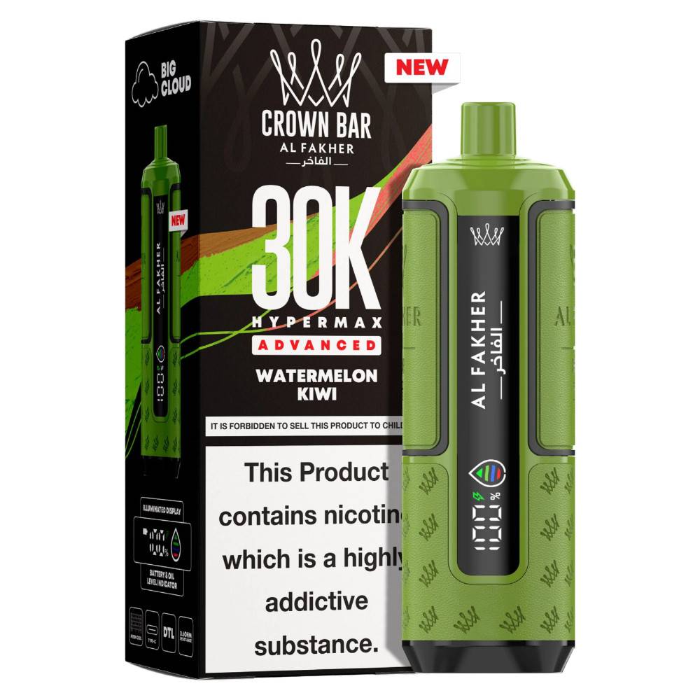 Al Fakher 30k Hypermax Pods Box of 5 Watermelon Kiwi