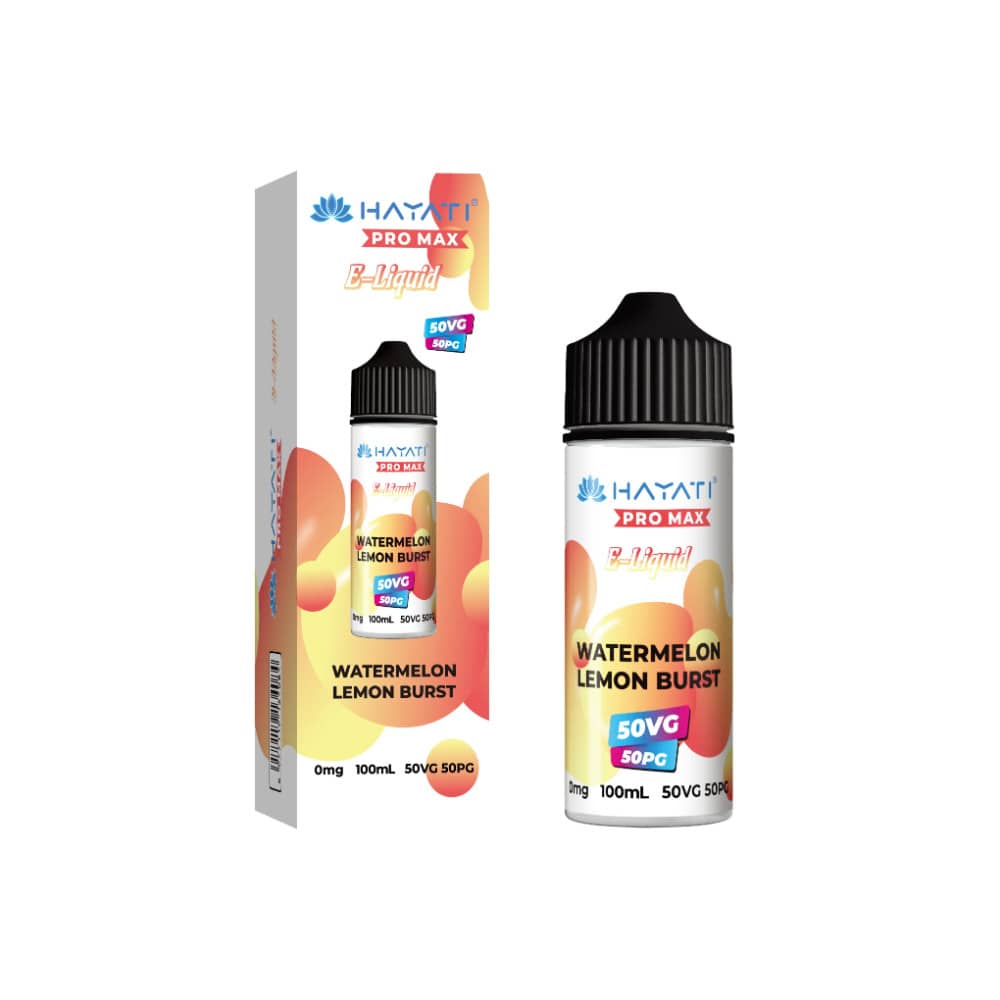 Hayati Pro Max 100ml E-Liquids 50/50 Watermelon Lemon Burst