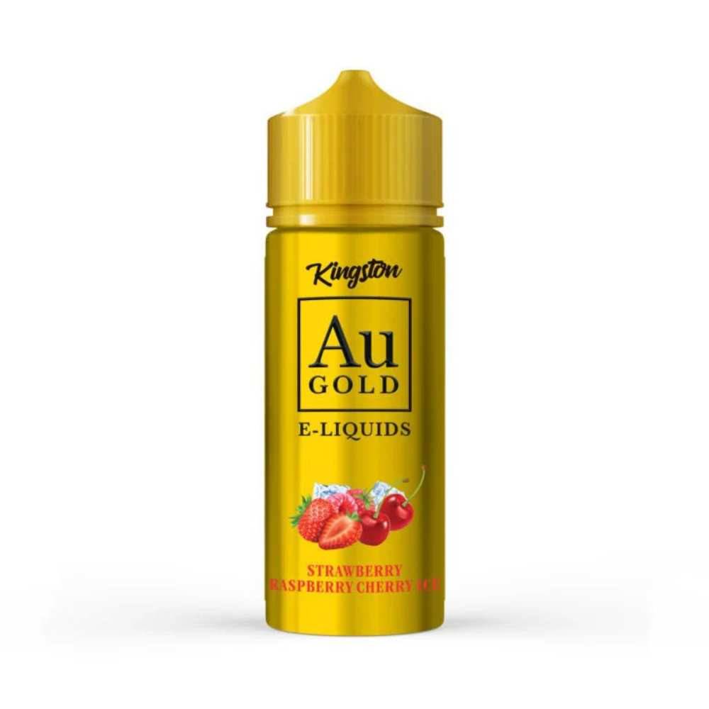 Kingston Au Gold 100ml E-Liquids Strawberry Raspberry Cherry Ice