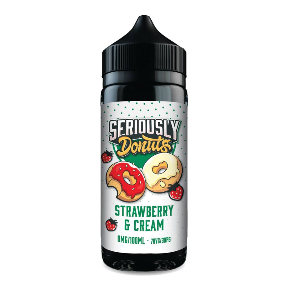 Seriously Donuts 100ml E-Liquids Strawberry & Cream
