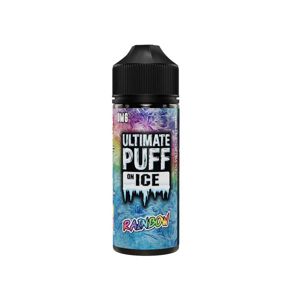 Ultimate Puff on Ice 100ml E-Liquids Rainbow