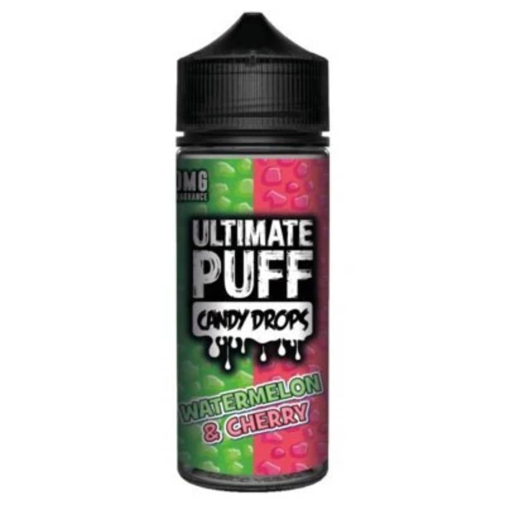 Ultimate Puff Candy Drops 100ml E-Liquids Watermelon & Cherry