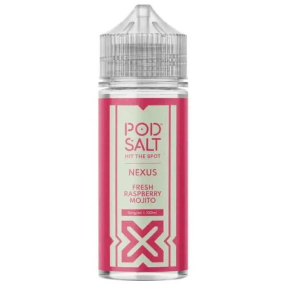 Pod Salt Nexus 100ml E-Liquids Fresh Raspberry Mojito