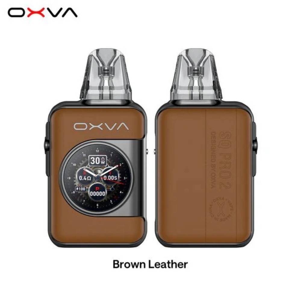 Oxva Xlim SQ Pro 2 Vape Pod Kit Brown Leather