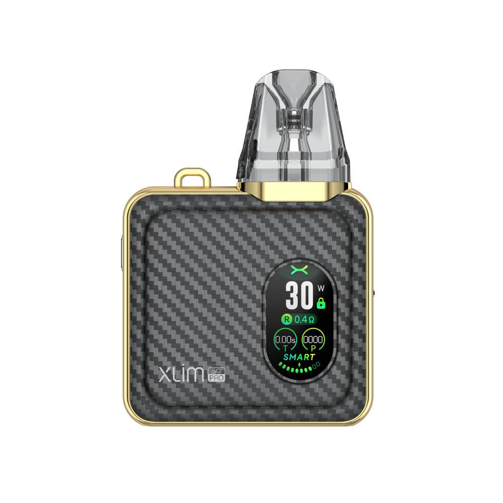 Oxva Xlim SQ Pro Pod Vape Kit Gold Carbon