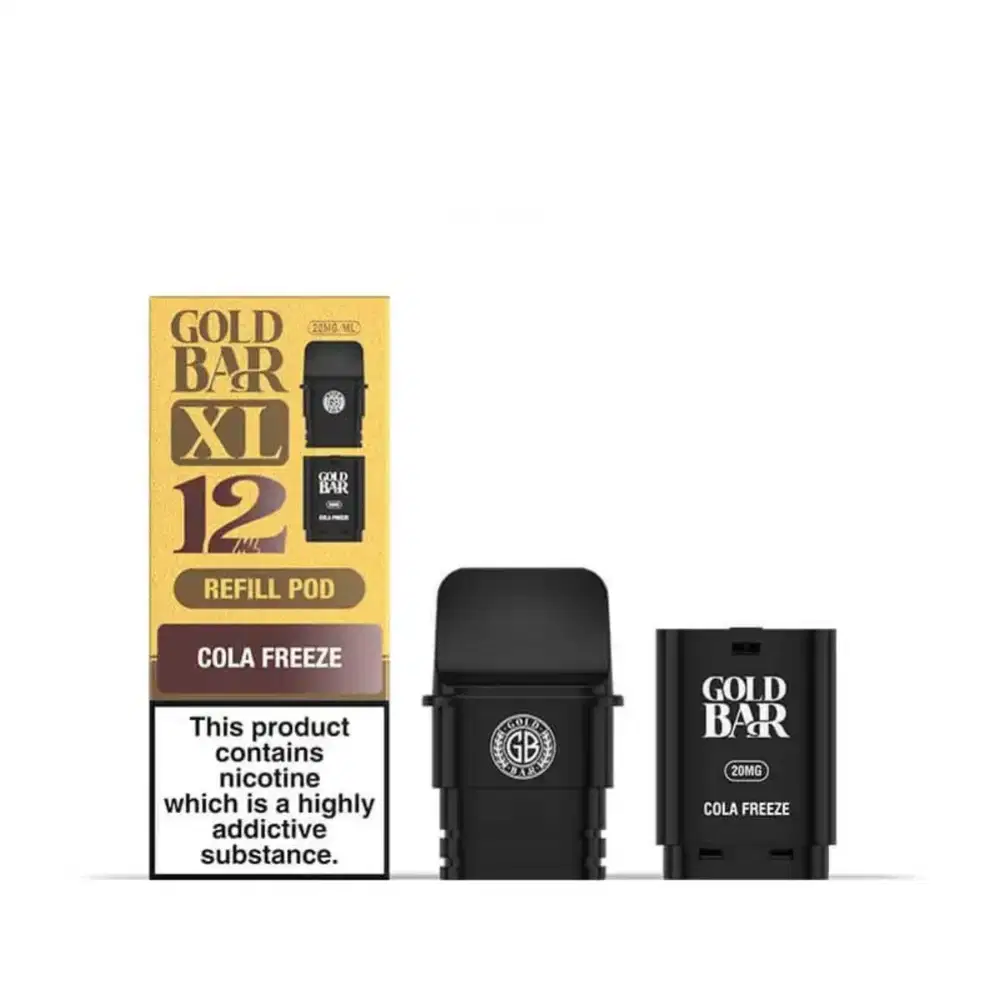 Gold Bar XL 10k Pods Pack of 5 Cola Freeze