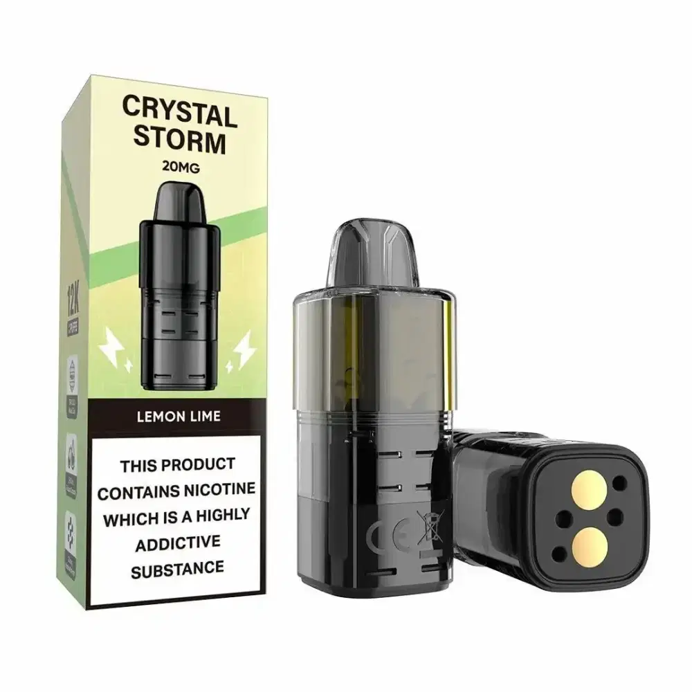 Crystal Strom Bar 12k Pods Pack of 5 Lemon & Lime