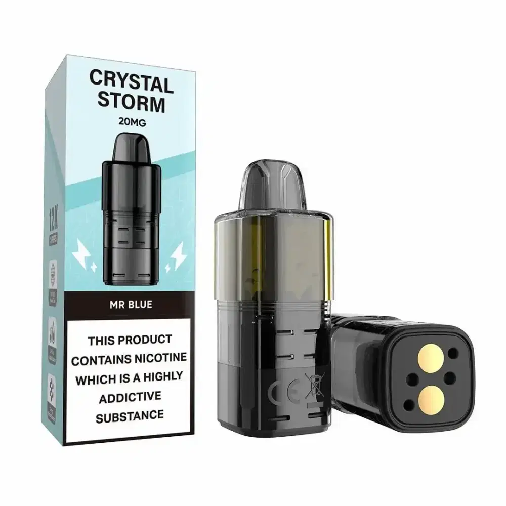 Crystal Strom Bar 12k Pods Pack of 5 Mr Blue