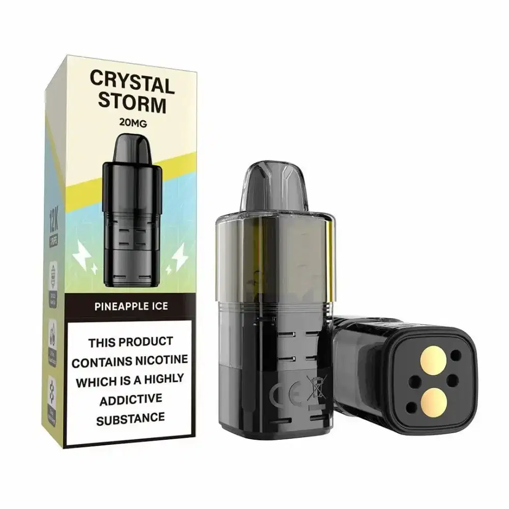 Crystal Strom Bar 12k Pods Pack of 5 Pineapple Ice