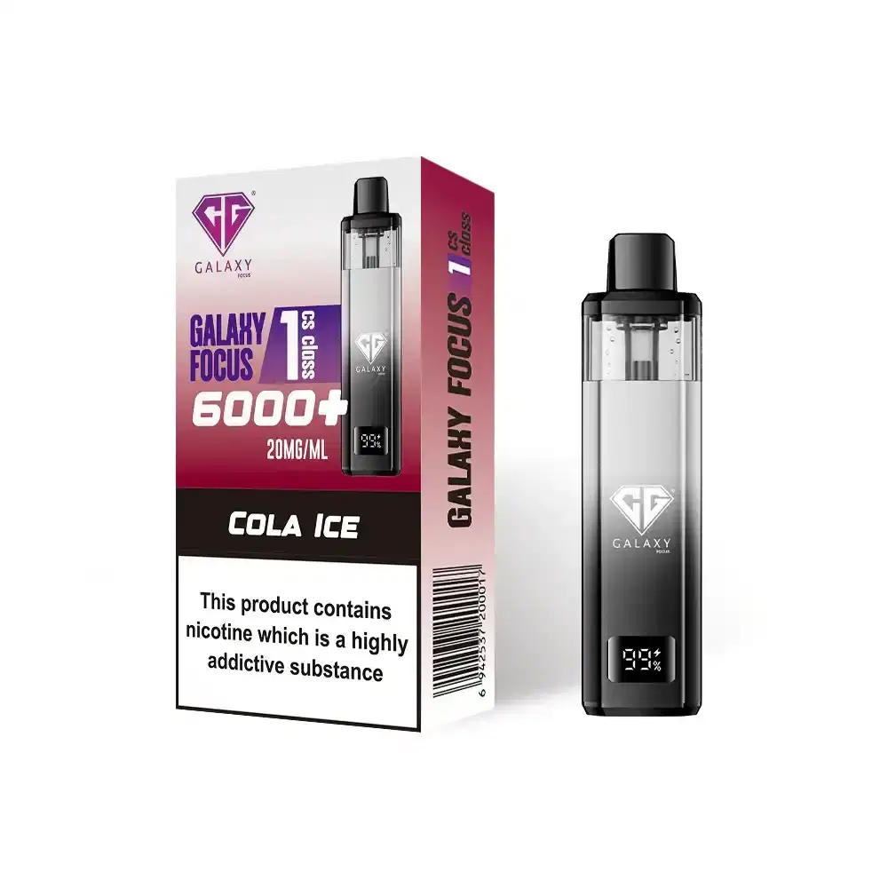 Crystal Galaxy Focus 6k Vape Kit Box of 5 Cola Ice
