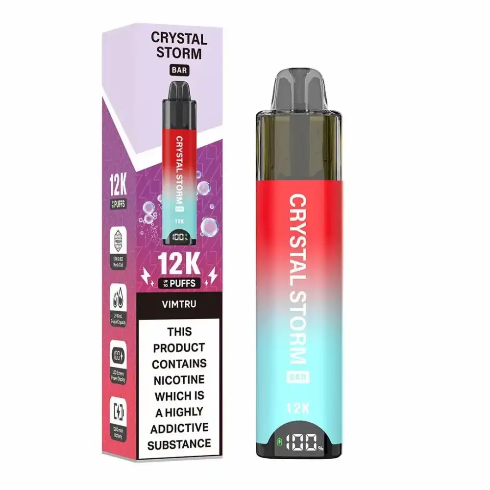 Crystal Strom Bar 12k Vape Kit Box of 5 Vimtru