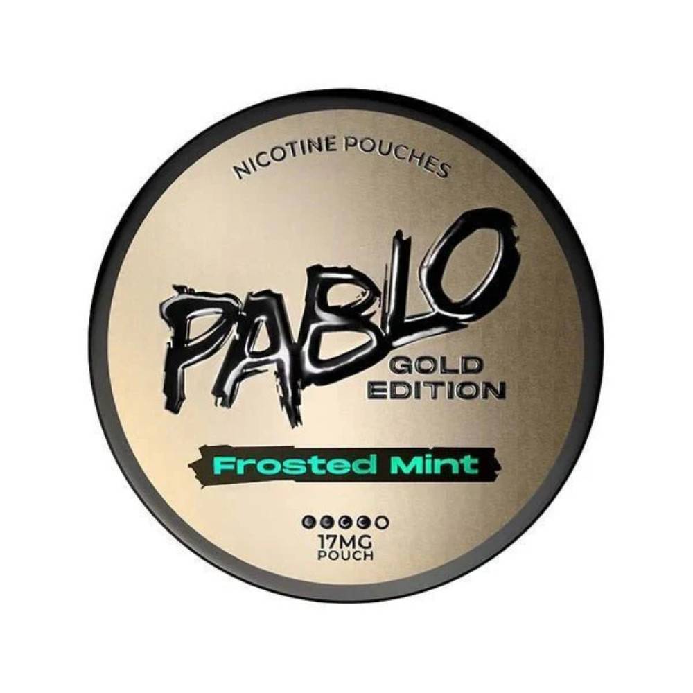 Pablo Nicotine Pouches - Gold Edition 10 Packs Frosted Mint 17mg