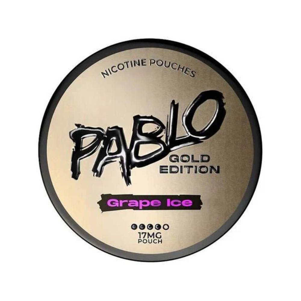 Pablo Nicotine Pouches - Gold Edition 10 Packs Grape Ice 17mg