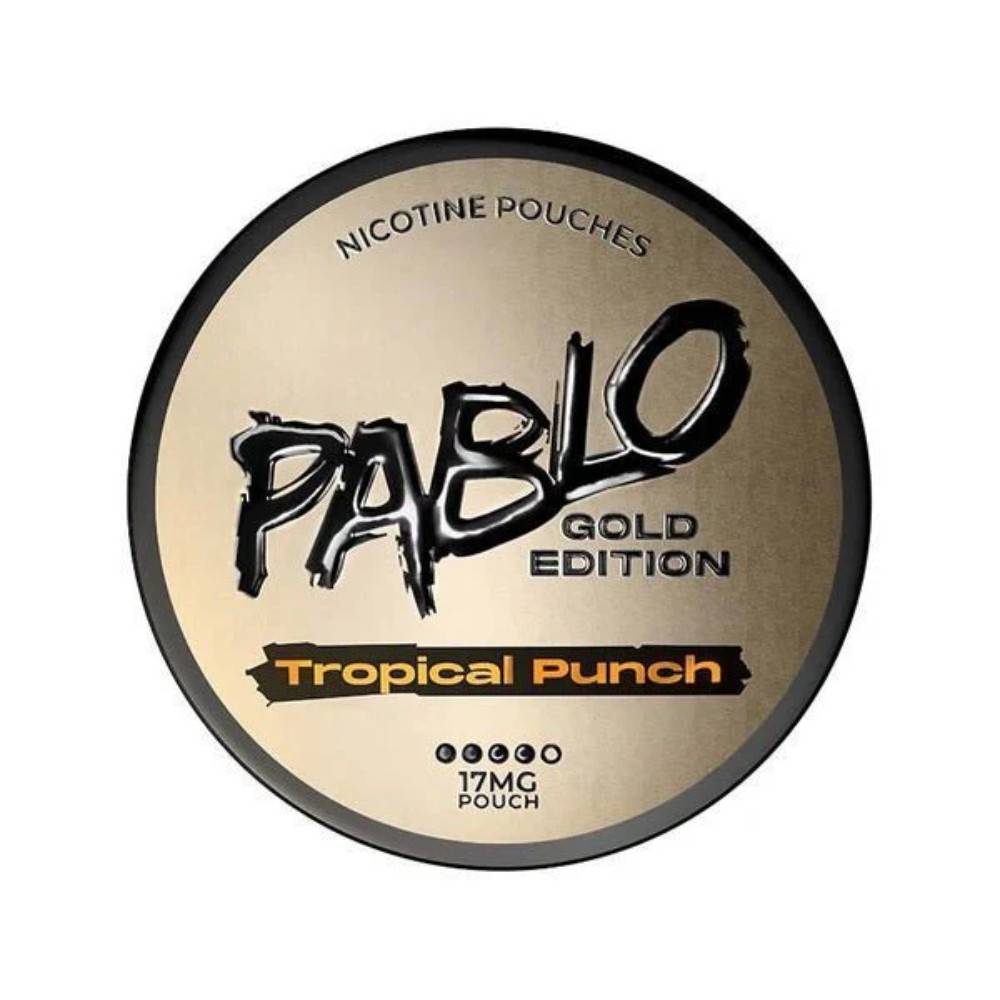Pablo Nicotine Pouches - Gold Edition 10 Packs Tropical Punch 17mg