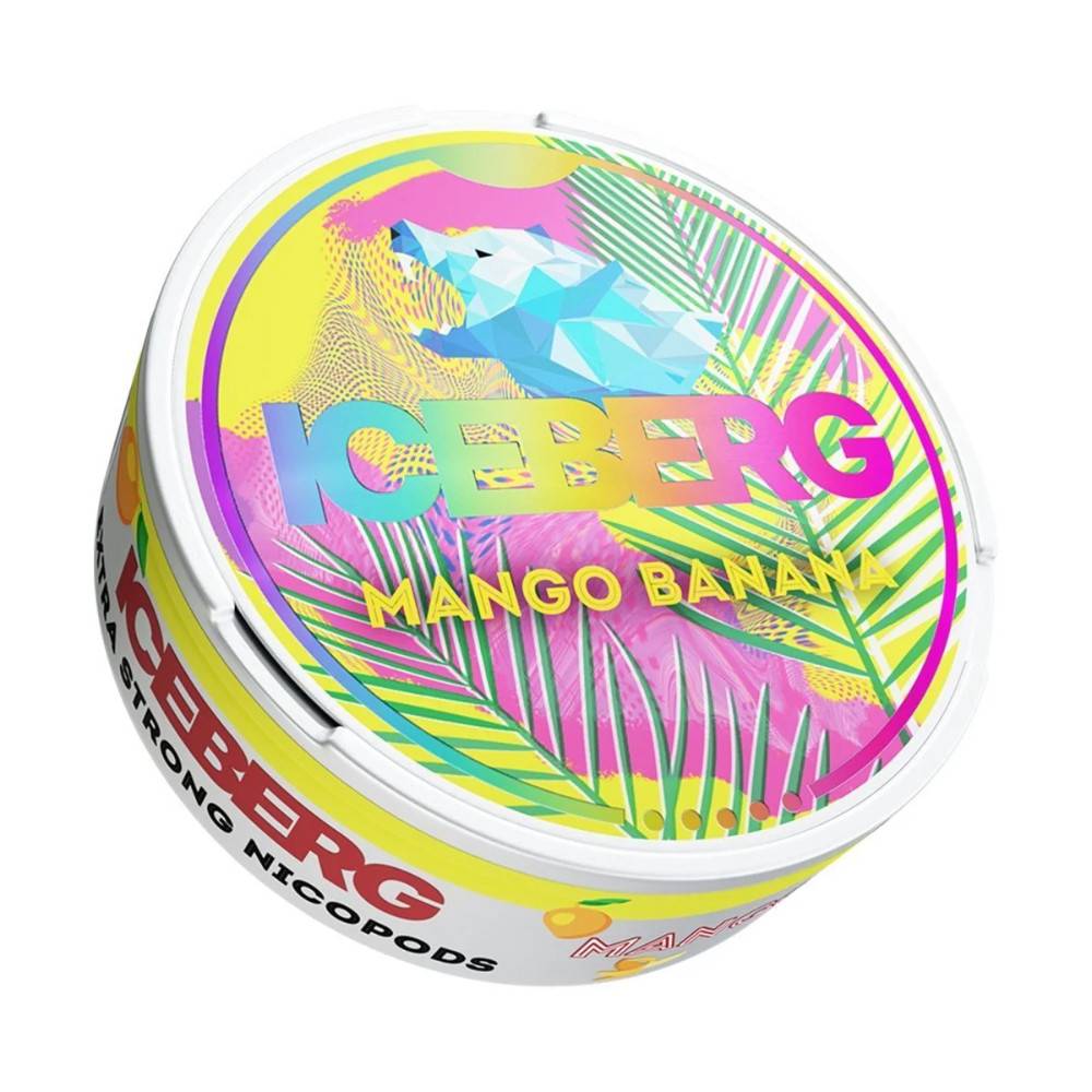 Iceberg Nicotine Pouches 10 Packs Mango Banana