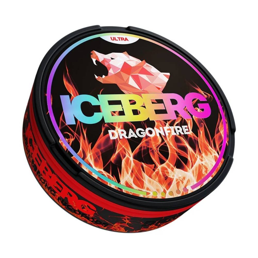 Iceberg Nicotine Pouches 10 Packs Dragon Fire