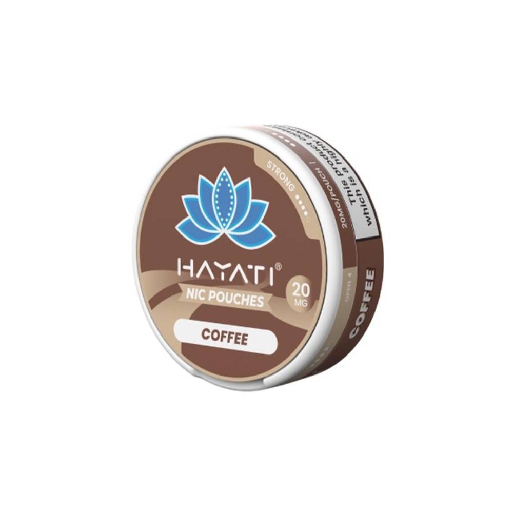 Hayati Nicotine Pouches 10 Packs Coffee 12mg
