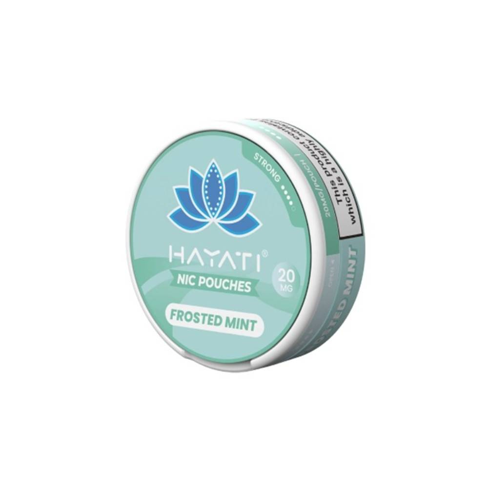 Hayati Nicotine Pouches 10 Packs Frosted Mint 12mg
