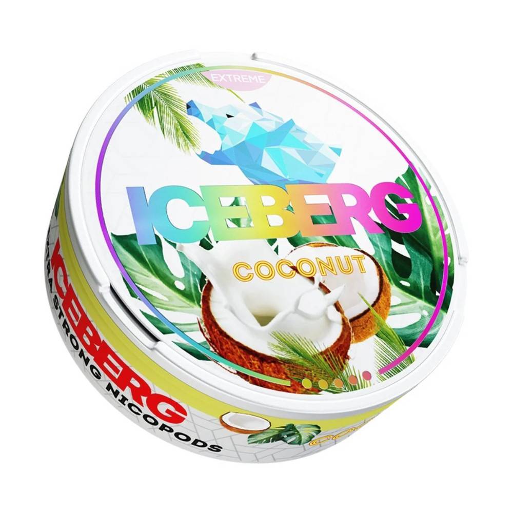 Iceberg Nicotine Pouches 10 Packs Coconut
