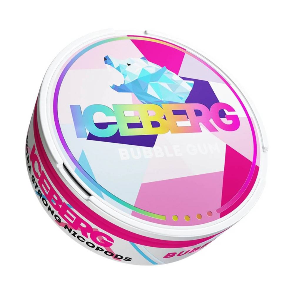 Iceberg Nicotine Pouches 10 Packs Bubblegum