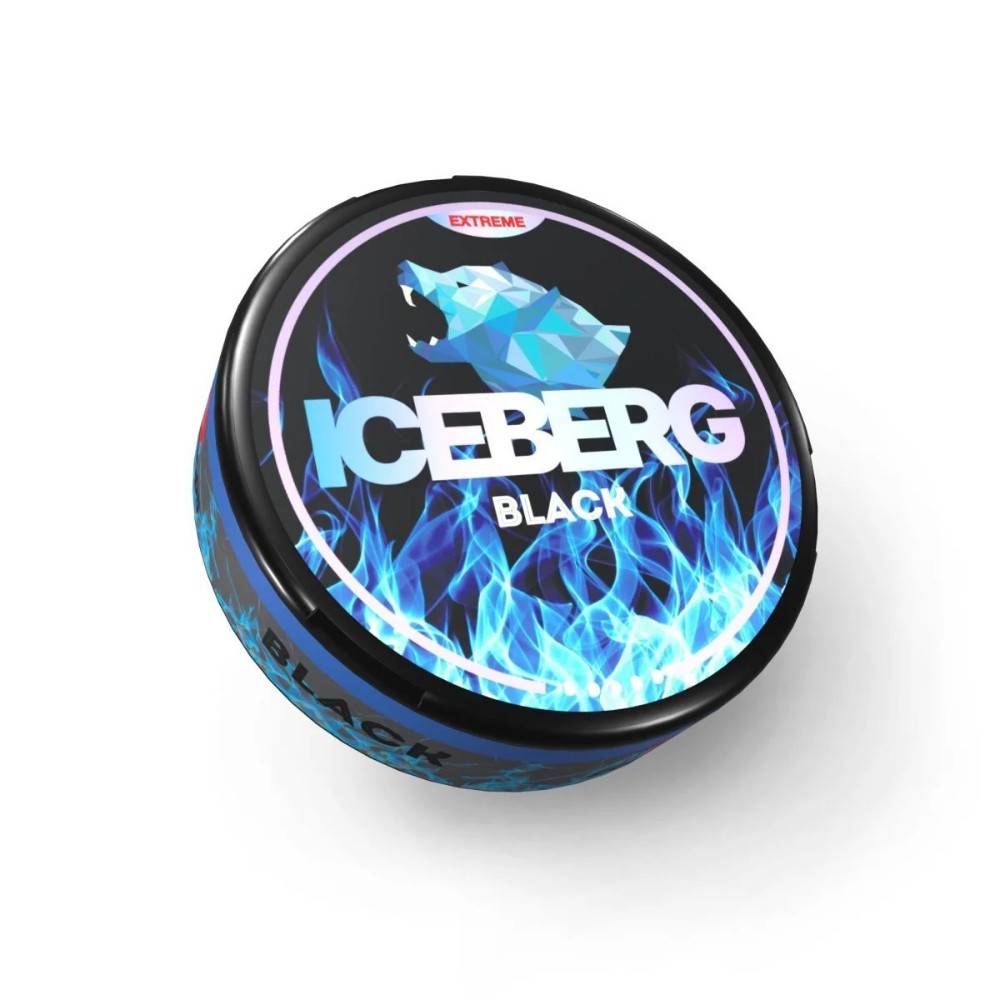 Iceberg Nicotine Pouches 10 Packs Black