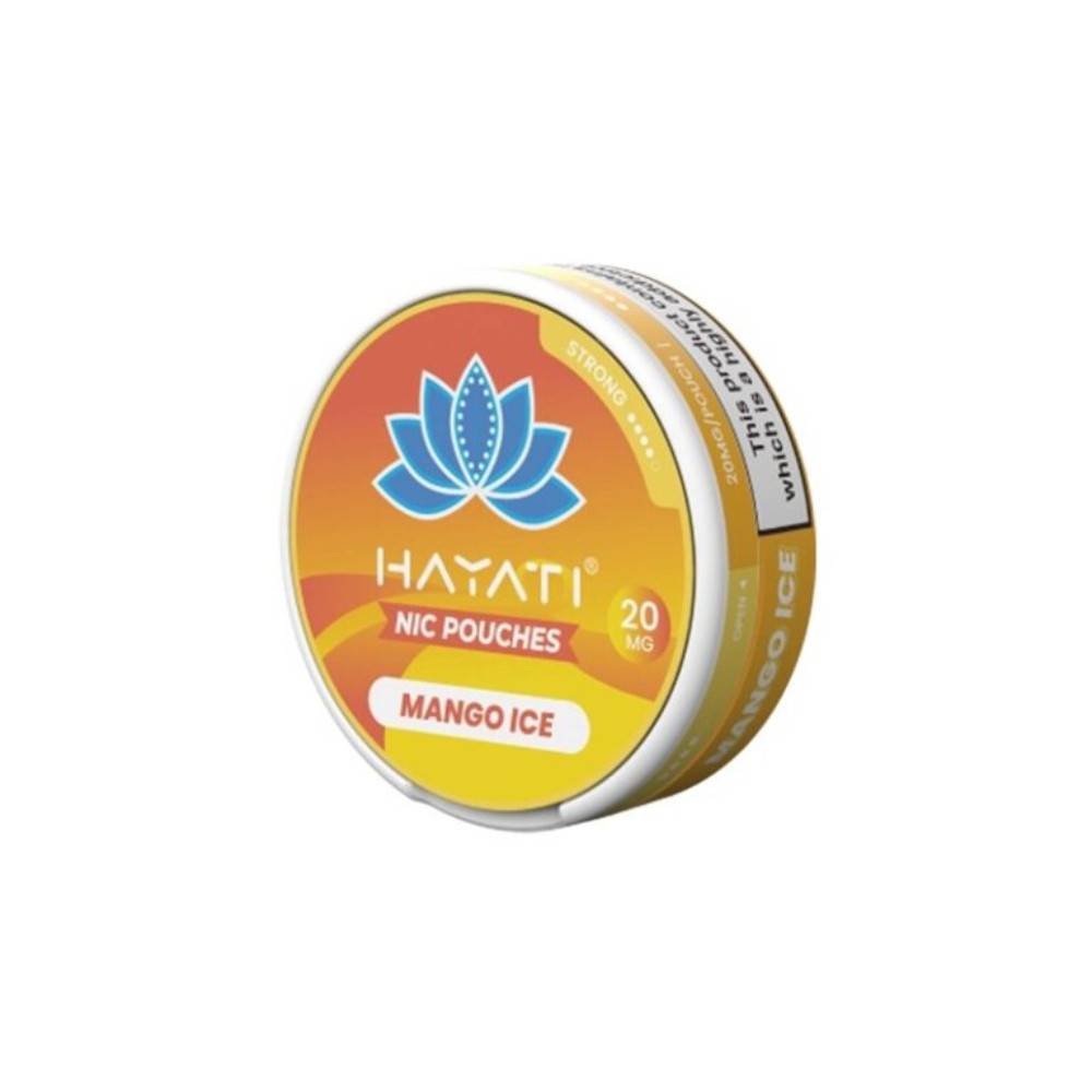 Hayati Nicotine Pouches 10 Packs Mango Ice 20mg