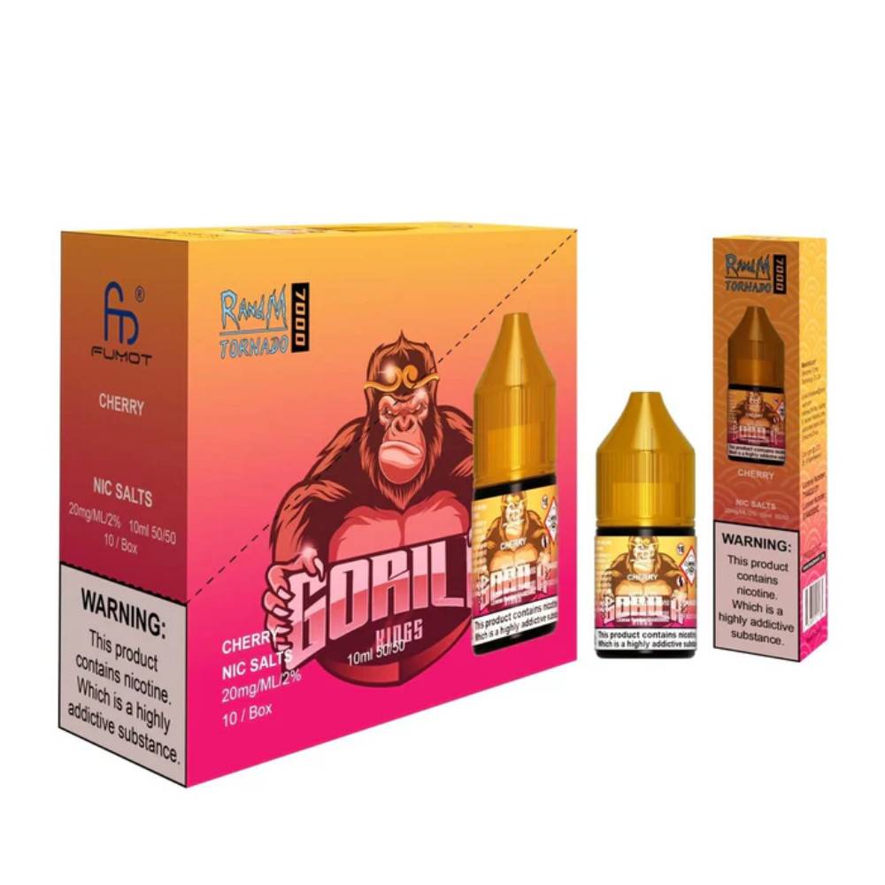 RandM 7000 Nic Salts E-Liquids 10ml Box of 10 Cherry