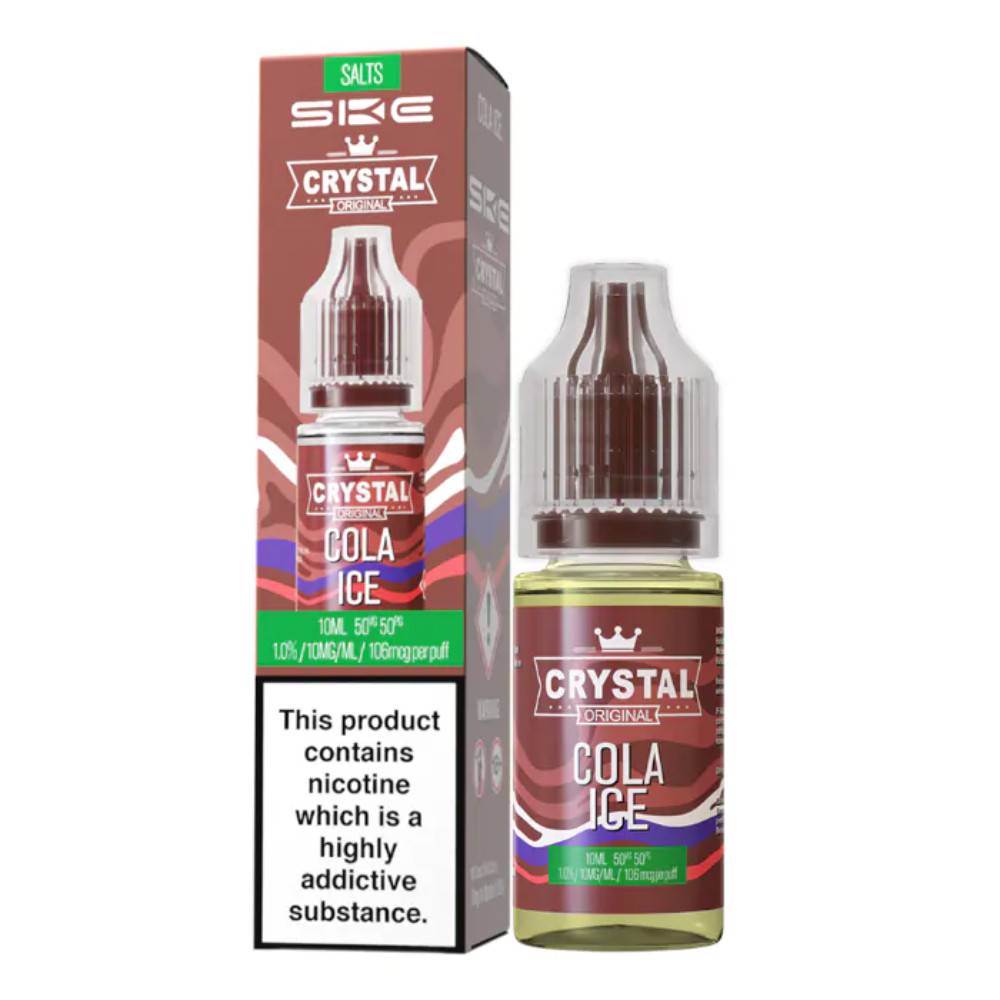 Ske Crystal Nic Salts E-Liquids 10ml Box of 10 Cola 20mg