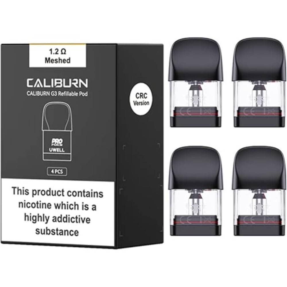 Uwell Caliburn G3 Replacement Pods 4 Packs 1.2ohm
