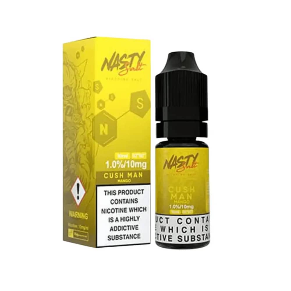 Nasty Juice Nic Salts e liquids 10ml Box of 10 Cush Man 10mg
