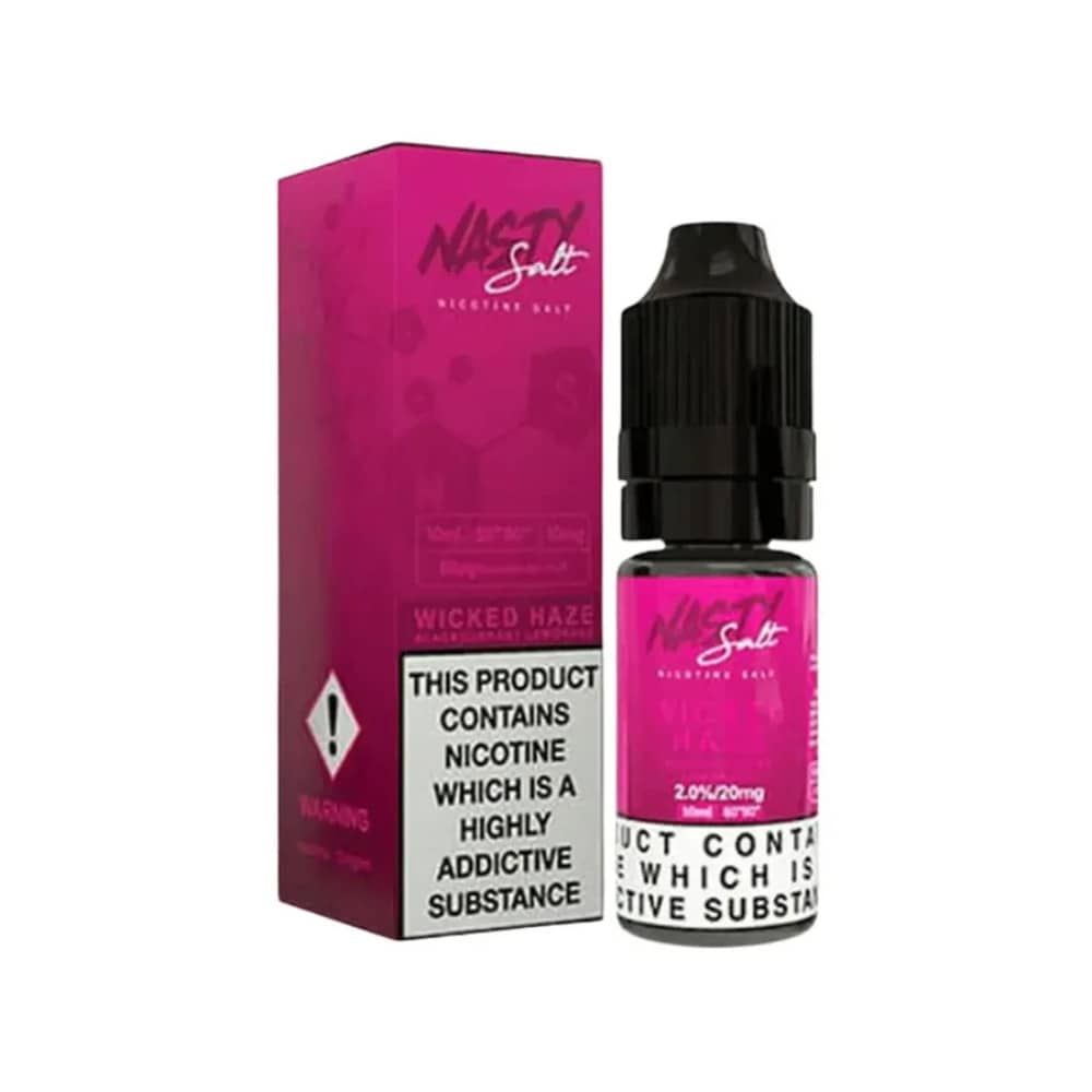 Nasty Juice Nic Salts e liquids 10ml Box of 10 Wicked Haze 10mg