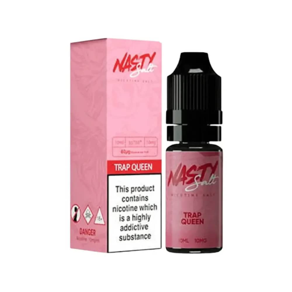 Nasty Juice Nic Salts e liquids 10ml Box of 10 Trape Queen 10mg