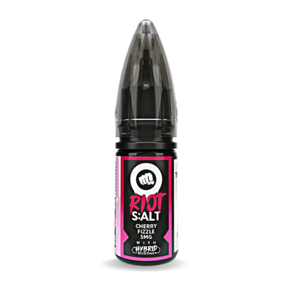 Riot Squad Nic Salt e liquids 10ml Box of 10 Cherry Fizzle 20mg