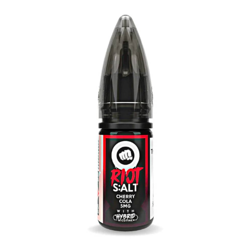 Riot Squad Nic Salt e liquids 10ml Box of 10 Cherry Cola 20mg