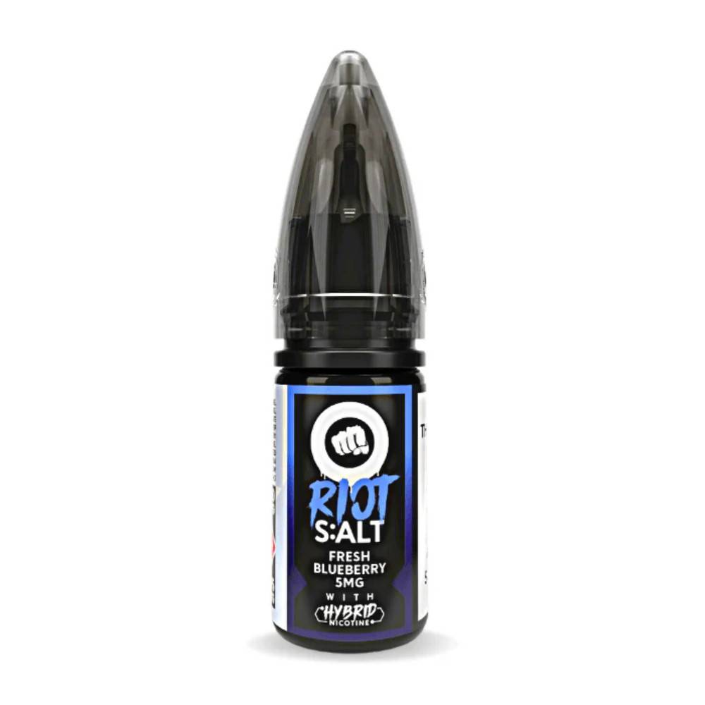 Riot Squad Nic Salt e liquids 10ml Box of 10 Fresh Blueberry 20mg