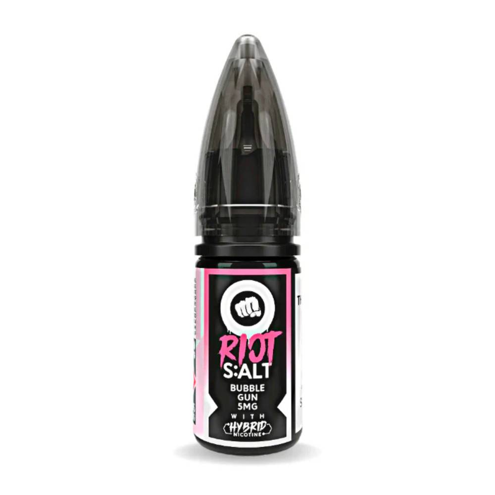 Riot Squad Nic Salt e liquids 10ml Box of 10 Bubblegum 10mg