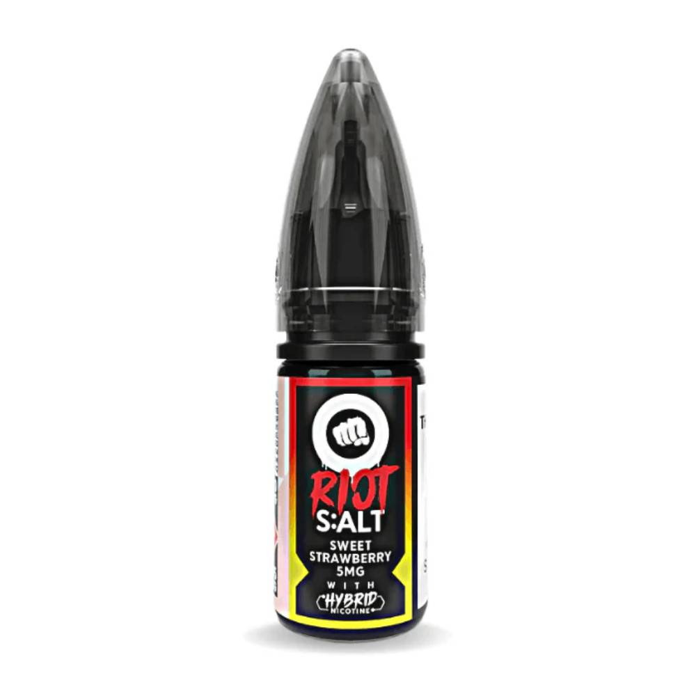 Riot Squad Nic Salt e liquids 10ml Box of 10 Sweet Strawberry 20mg