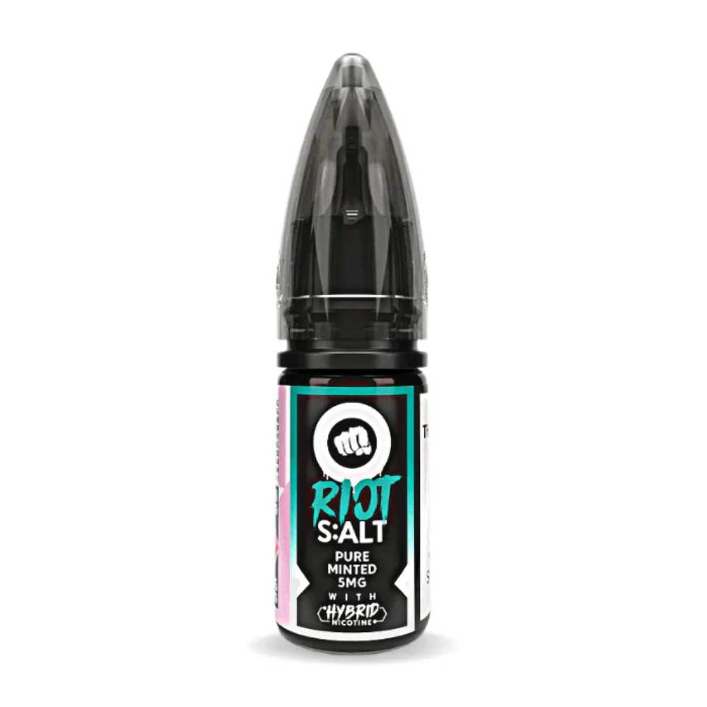 Riot Squad Nic Salt e liquids 10ml Box of 10 Pure Minted 20mg