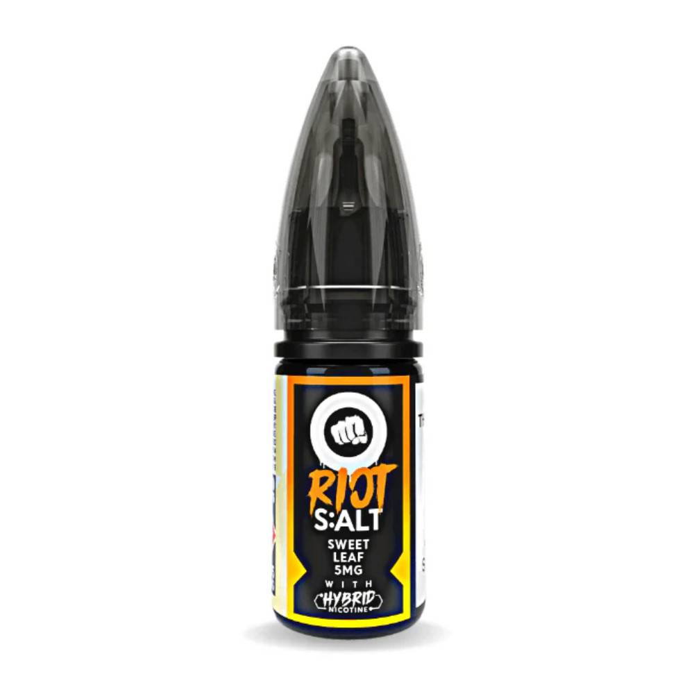 Riot Squad Nic Salt e liquids 10ml Box of 10 Sweet Leaf 20mg