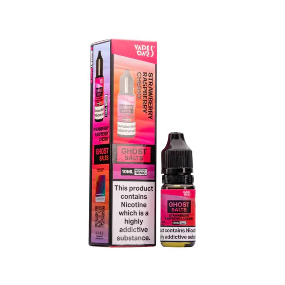 Ghost 3500 Nic Salts e liquids 10ml Box of 10 Strawberry Raspberry Cherry 10mg